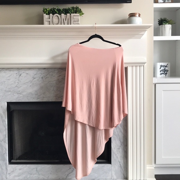 Nasty Gal Dresses & Skirts - Superwoman Double Layer Blush Dress